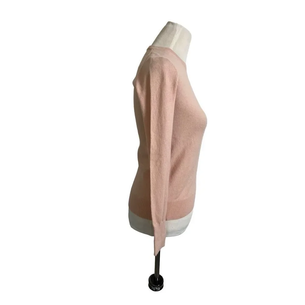 Everlane Womens Sweater Pink Pullover 100% Cashmere Crewneck size XS